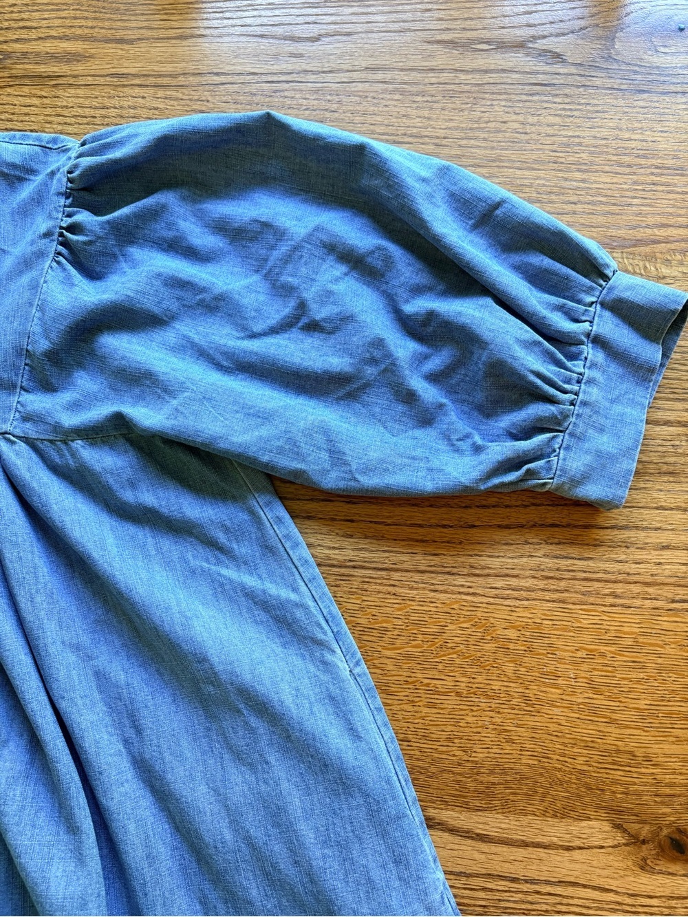 Chic Soul Can’t Be Held Down Dress- blue denim- 1X- worn twice. - Picture 4 of 13